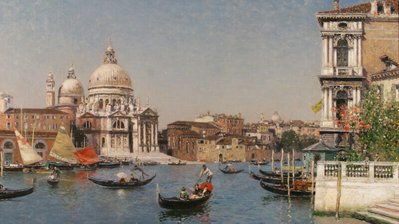 &ldquo;El gran canal de Venecia". Museo Nacional de Bellas Artes, Argentina