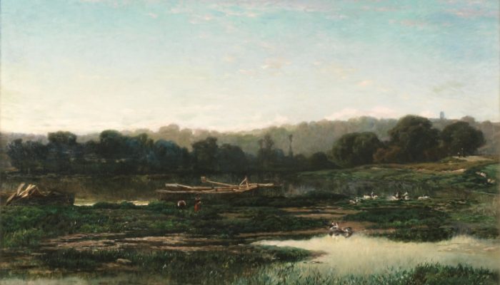 &ldquo;Paisaje de las orillas del Marne&rdquo; Museo del Prado, Madrid